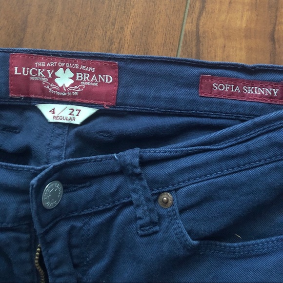 Lucky jeans, Sofia Skinny in dark blue size 4 - Picture 5 of 5